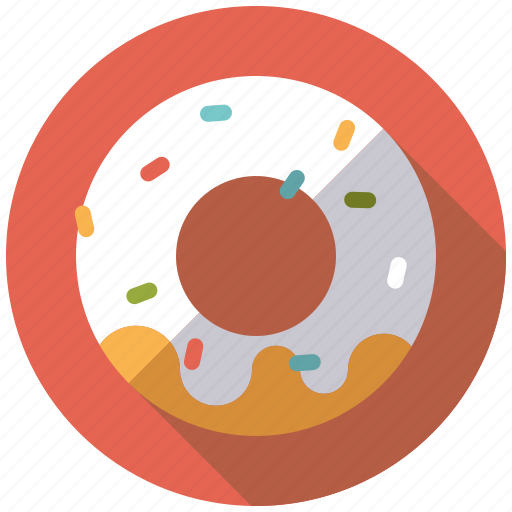 Cake, candy, donut, icing, pastry, sprinkles, sweets icon - Download on Iconfinder