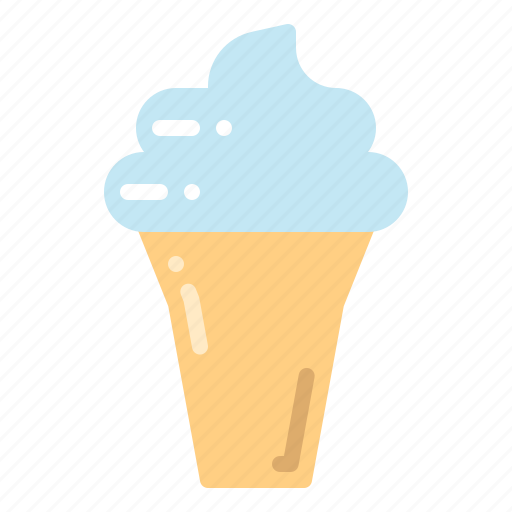 Ice cream, cone, vanilla, swirl icon - Download on Iconfinder