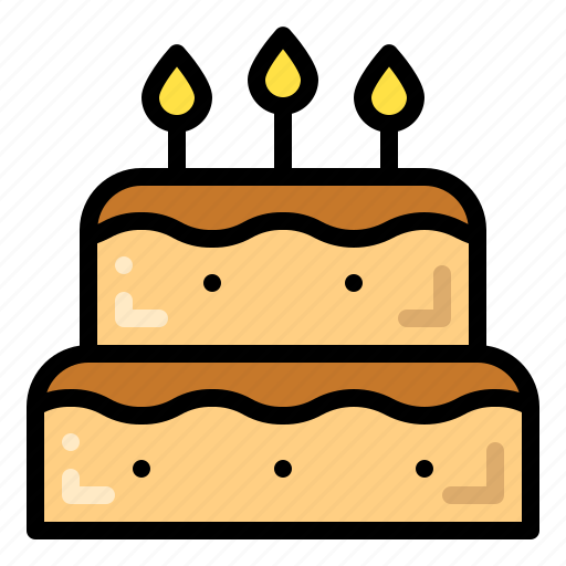 Birthday cake, cake, candle, birthday icon - Download on Iconfinder