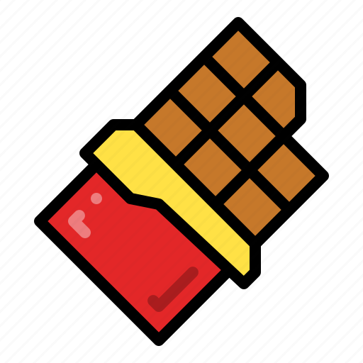 Chocolate, chocolate bar, candy bar, valentine icon - Download on Iconfinder