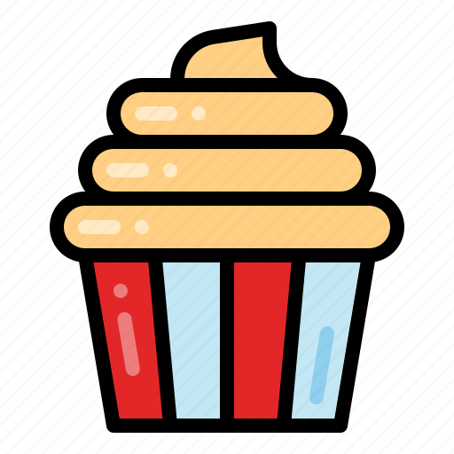 Cupcake, muffin, cake, bakery icon - Download on Iconfinder