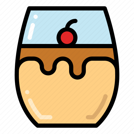 Panna cotta, dessert, custard, desserts icon - Download on Iconfinder