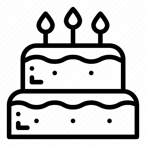 Birthday cake, candle, cake, birthday icon - Download on Iconfinder