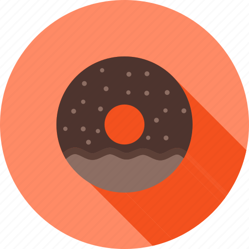 Chocolate, dessert, donut, doughnuts, food, sprinkles, sugar icon - Download on Iconfinder