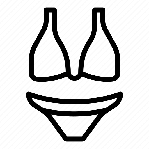 Beach, business, computer, fashion, party, swimwear, woman icon - Download on Iconfinder