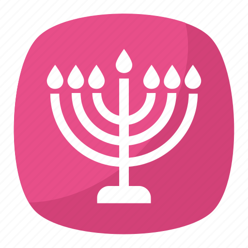 Hanukkah, hanukkah lamp, hanukkah menorah, hanukkiah, menorah emoji icon - Download on Iconfinder