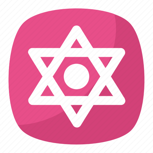 Jewish symbol emoji, magen david, religious symbol, shield of david, star of david icon - Download on Iconfinder