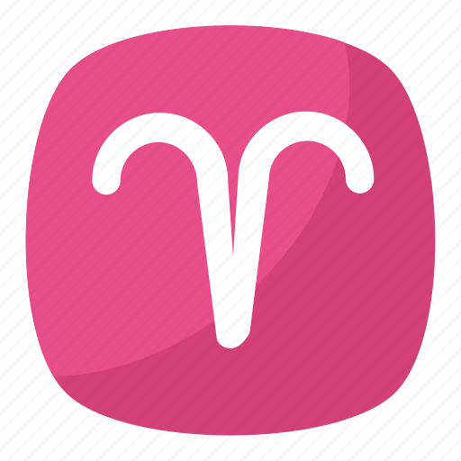 Aries, aries symbol, first astrological sign, horoscope, zodiac sign icon - Download on Iconfinder