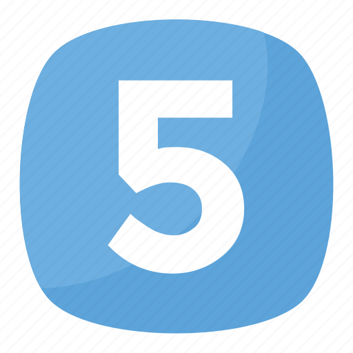 Counting, five, number, numeric, numerical digit icon - Download on Iconfinder
