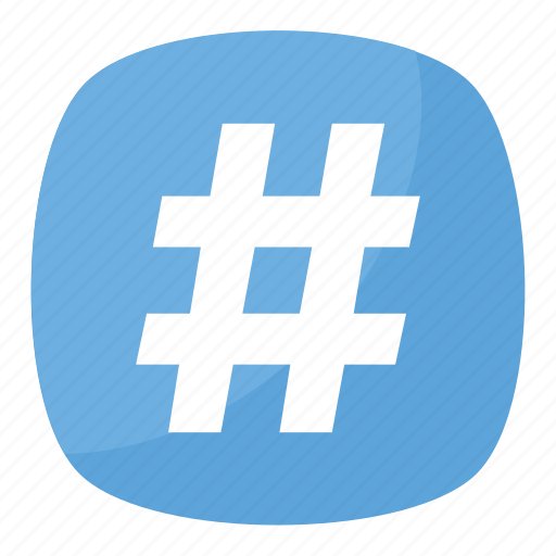 Hashtag, number sign, sign, symbol, typographical symbol icon - Download on Iconfinder