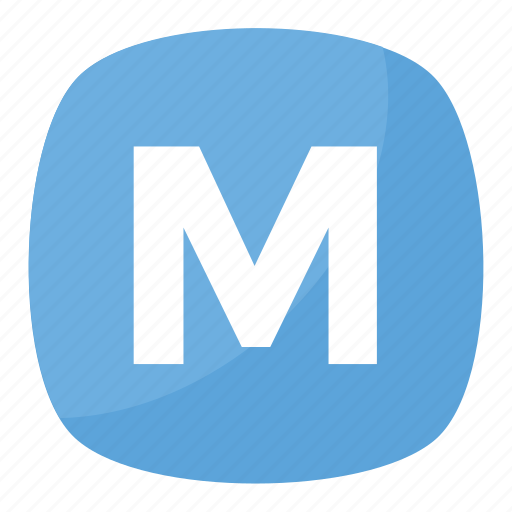 Alphabet m, letter m, m button, m emoji, squared m icon - Download on Iconfinder