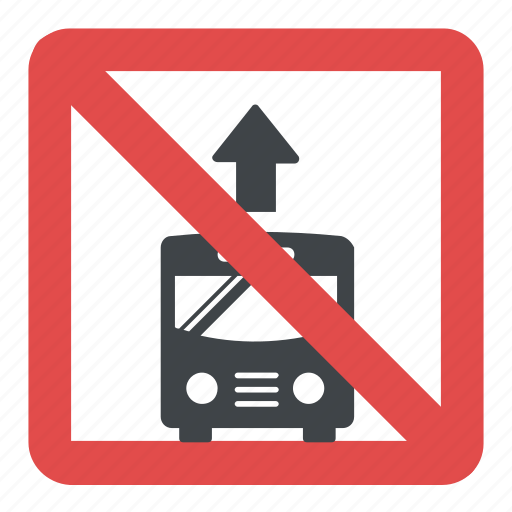 No city bus lane, road instructions, traffic informations, traffic sign, traffic symbol icon - Download on Iconfinder