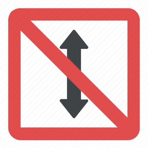 No entry sign, road sign, traffic sign, two-way traffic ban sign, two-way traffic block sign icon - Download on Iconfinder