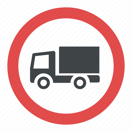No lorries, road instructions, road safety symbol, road sign, traffic sign icon - Download on Iconfinder