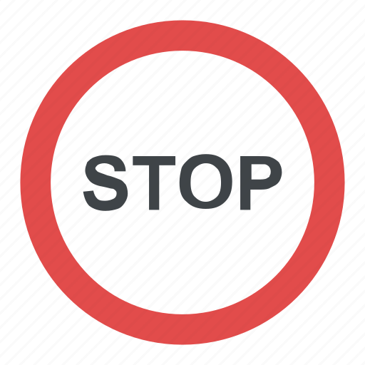 Road traffic safety, stop sign, traffic circle, traffic sign, warning sign icon - Download on Iconfinder