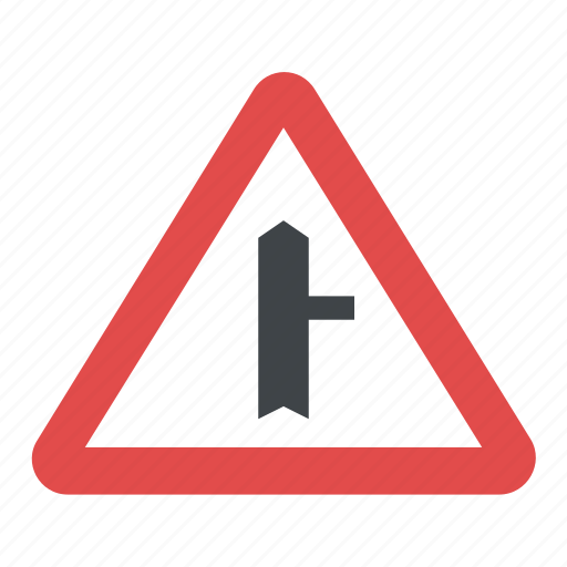 Driving instructions, mandatory sign, road directions, traffic sign, turn right or continue straight ahead icon - Download on Iconfinder