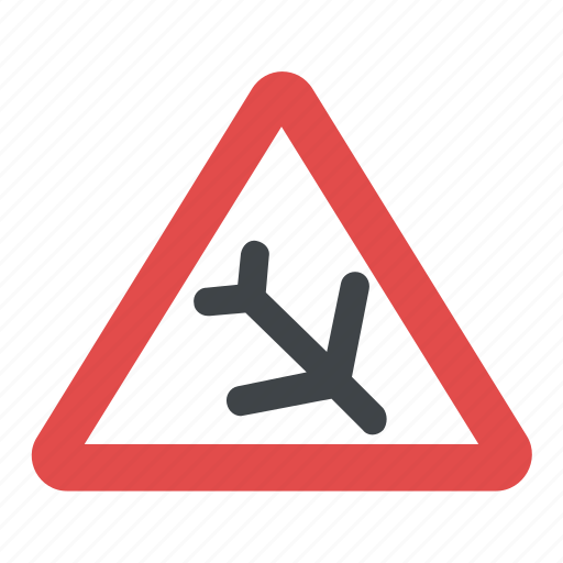 Airport sign, caution low flying aircraft, low flying aircraft sign, runway warnings, warning sign icon - Download on Iconfinder