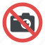 camera prohibited sign, no camera allowed sign, no camera sign, no photography, no video sign 