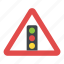 road symbol signs, traffic lights alert, traffic signals ahead sign, traffic signals alert, traffic symbols 