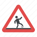 caution sign, caution wet floor safety sign, slip and fall sign, slippery when wet sign, wet floor sign 