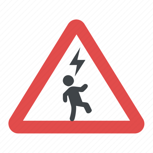 Danger high voltage, danger sign, warning high voltage sign, warning sign icon - Download on Iconfinder