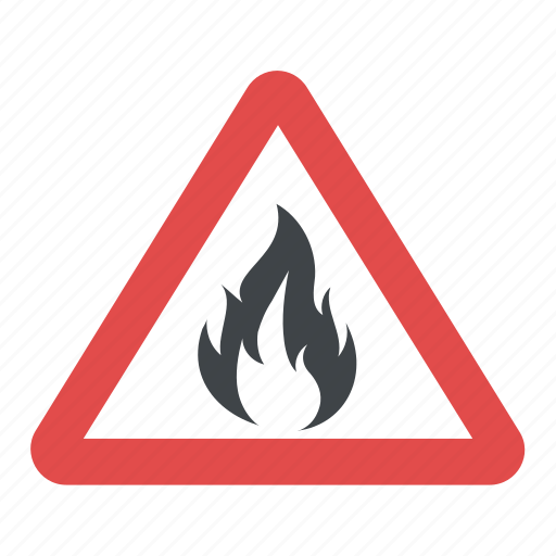No fire flame sign, no fire sign, no open flame label, no open flame symbol, stop fire icon - Download on Iconfinder