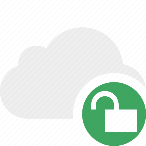 Cloud, network, storage, unlock, weather icon - Download on Iconfinder
