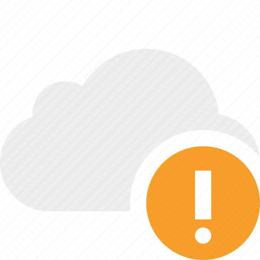 Cloud, network, storage, warning, weather icon - Download on Iconfinder