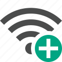 add, connection, fi, internet, wi, wifi, wireless
