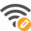 connection, edit, fi, internet, wi, wifi, wireless