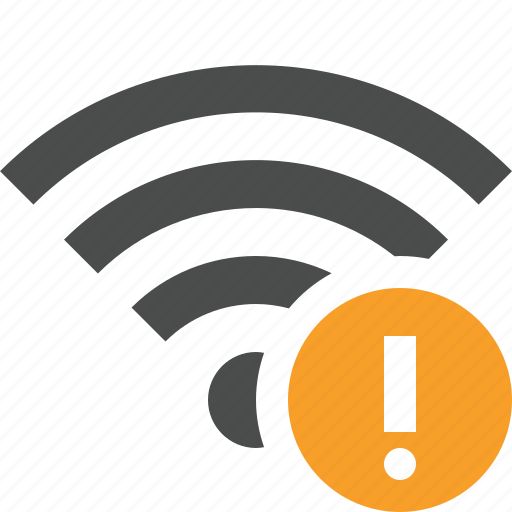 Connection, fi, internet, warning, wi, wifi, wireless icon - Download on Iconfinder