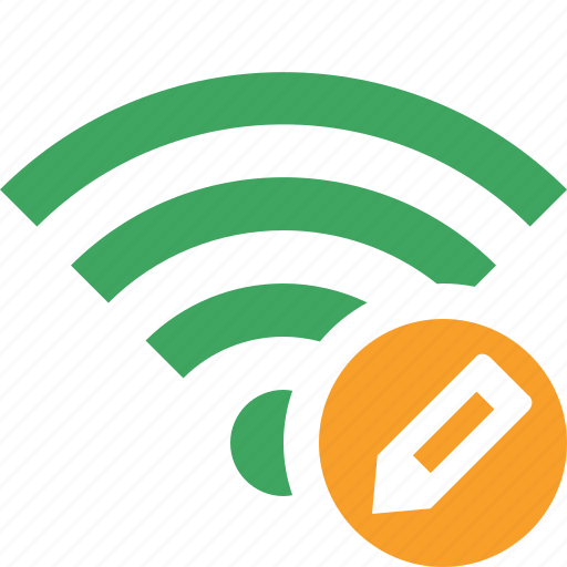 Connection, edit, fi, green, internet, wi, wireless icon - Download on Iconfinder