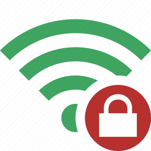 Connection, fi, green, internet, lock, wi, wireless icon - Download on Iconfinder