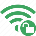connection, fi, green, internet, unlock, wi, wireless