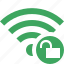 connection, fi, green, internet, unlock, wi, wireless 