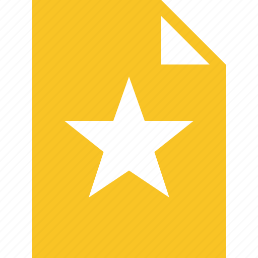 Document, favorite, file, star icon - Download on Iconfinder