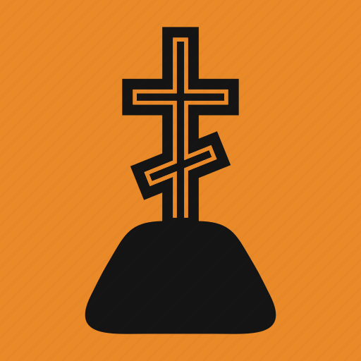 Celebration, cemetery, cross, grave, halloween, holiday, spooky icon - Download on Iconfinder