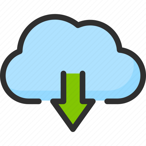 Arrow, cloud, download, service, storage, sync, synchronization icon - Download on Iconfinder