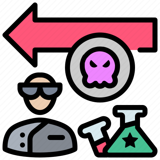 Terrorism, mastermind, researcher, science, chemical, project, recession icon - Download on Iconfinder