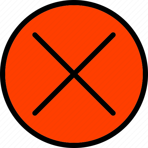 Close, x, round, denied icon - Download on Iconfinder