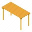 office, table, isometric