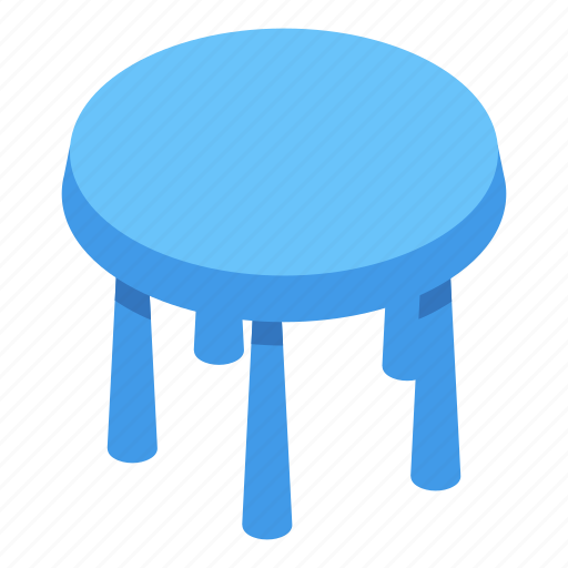 Round, table, isometric icon - Download on Iconfinder