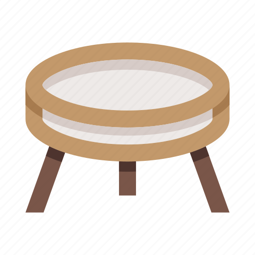 Table, coffee, three, legged, tripod, furniture icon - Download on Iconfinder