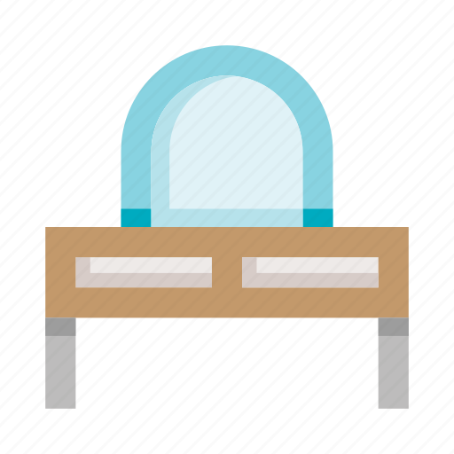 Table, mirror, toilet, beauty, women, interior icon - Download on Iconfinder