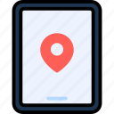 location, pin, map, pointer, place, gps, tablet