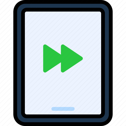 Next, button, forward, audio, tablet, device, gadget icon - Download on Iconfinder