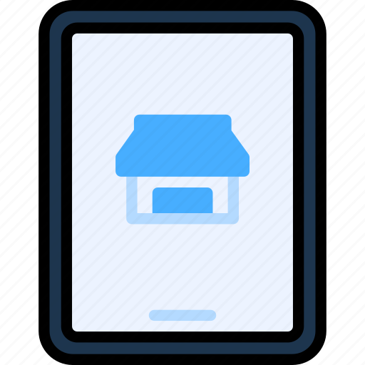 Shop, store, retail, shopping, tablet, device, gadget icon - Download on Iconfinder