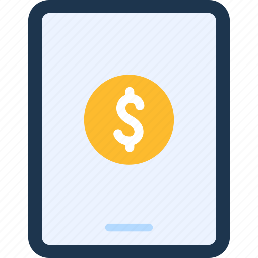 Money, finance, banking, payment, currency, dollar, tablet icon - Download on Iconfinder