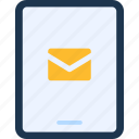 email, envelope, mail, letter, inbox, communication, tablet 