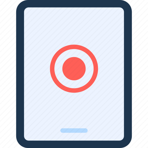 Screen recording, video, monitor, tablet, device, gadget, electronics icon - Download on Iconfinder